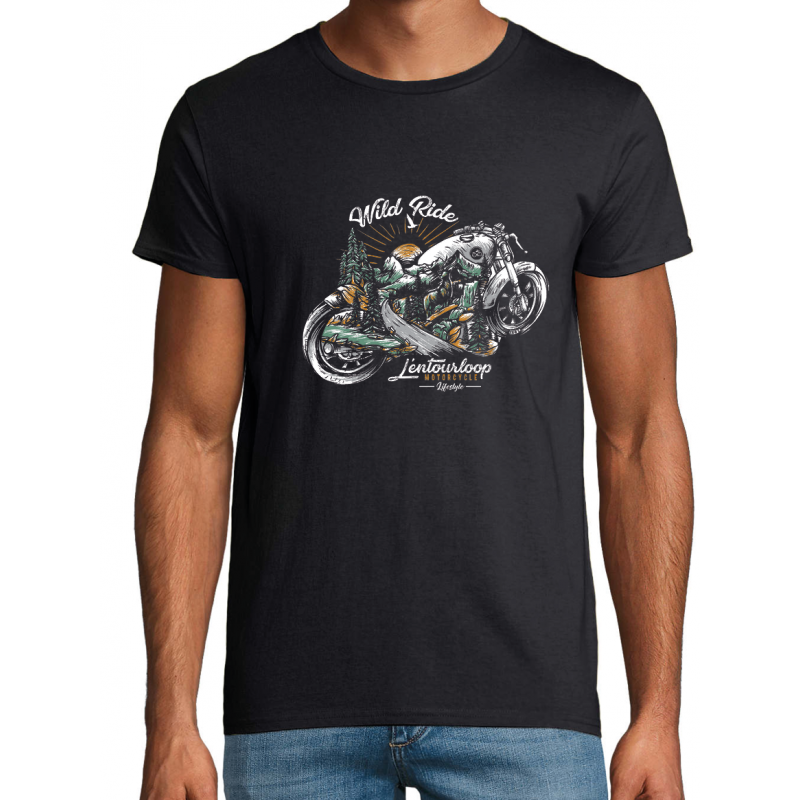 T-shirt Wild Ride gris foncé homme